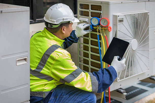 Professional Ductwork Repair technician working in West Sayville, NY